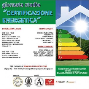 certificazione energetica - locandina