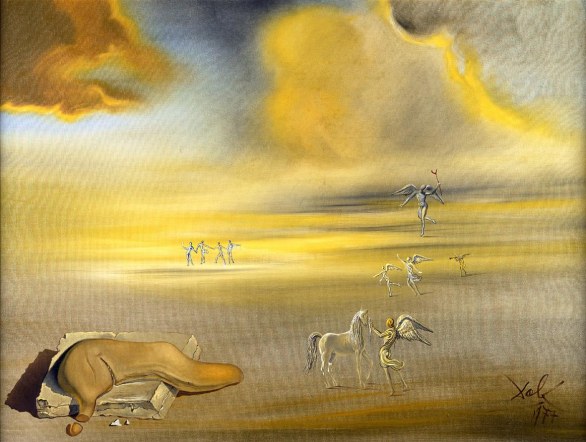 Salvador Dalì - Mostro molle in un paesaggio angelico