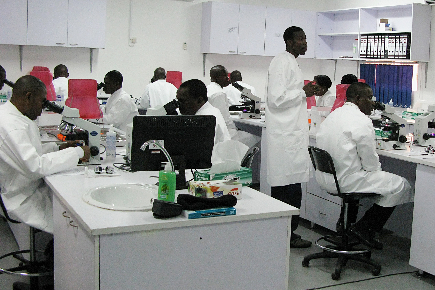 laboratorio di ricerca sulla malaria