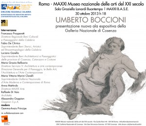 Umberto Boccioni disegni e incisioni al MAXXI di Roma