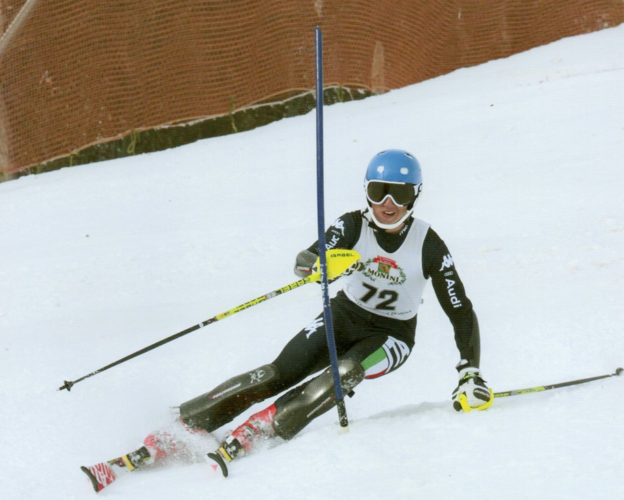 Alberto Binetti del SAI Napoli - campione regionale di sci in SL e GS