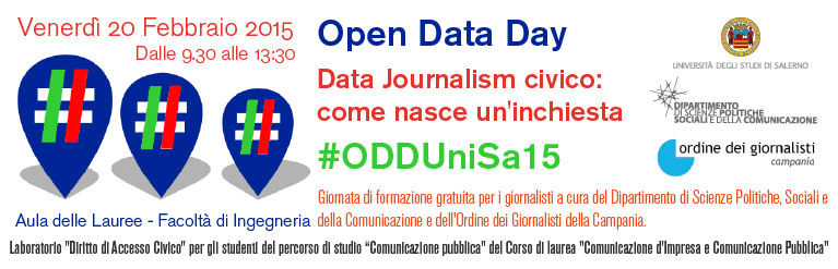 Data Juornalism e giornalismo d inchiesta all Università degli Studi di Salerno
