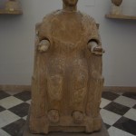 statua cineraria etrusca Proserpina