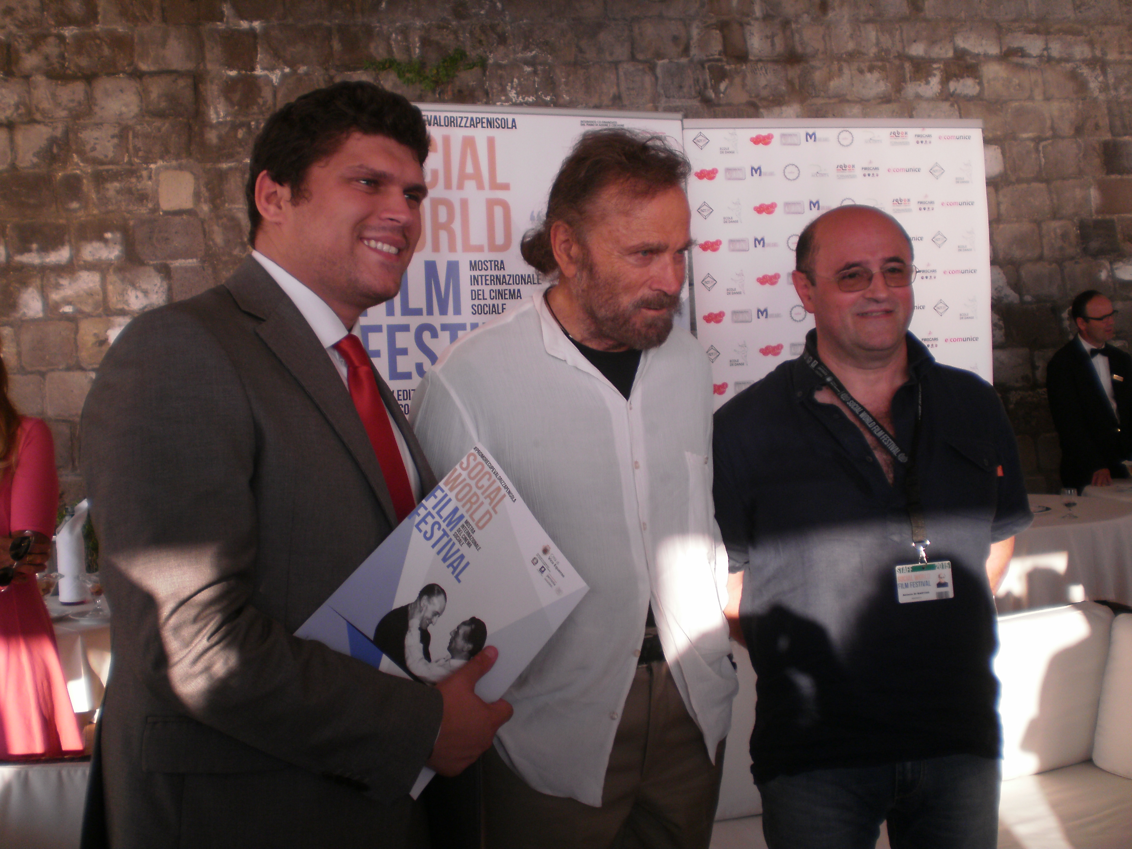 Franco Nero al Social World Film Festival.