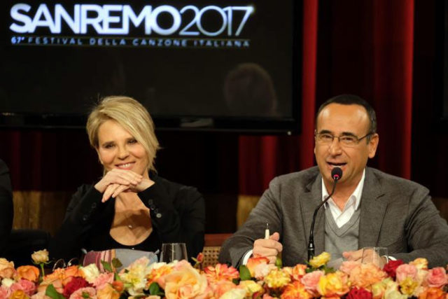 Carlo Conti e Maria De Filippi conducono il Festival di Sanremo 2017