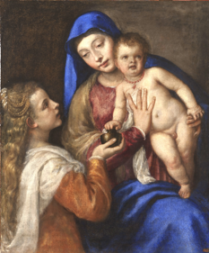 La Madonna con il Bambino e Maria Maddalena, detta Barbarigo