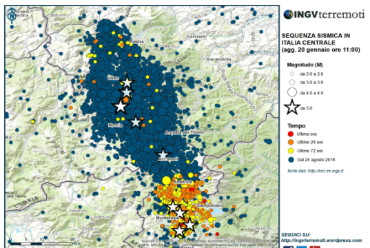 cartina terremoto
