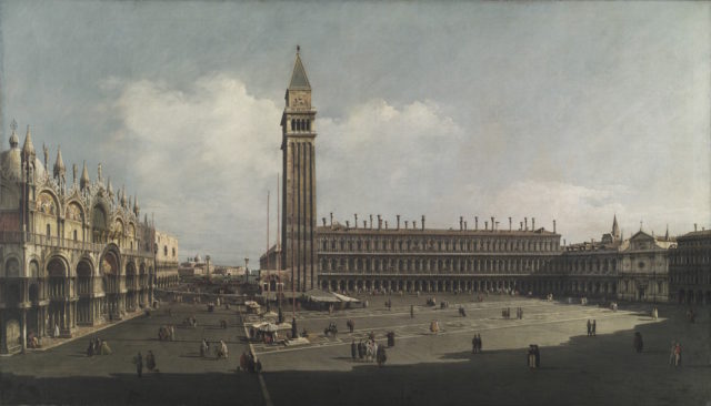 Bernardo Bellotto, Piazza San Marco verso sud-ovest, Venezia