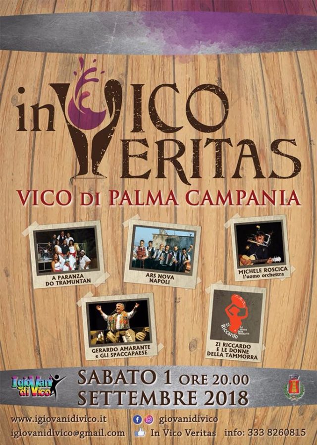 In Vico Veritas 2018 a Vico di Palma Campania, Salerno