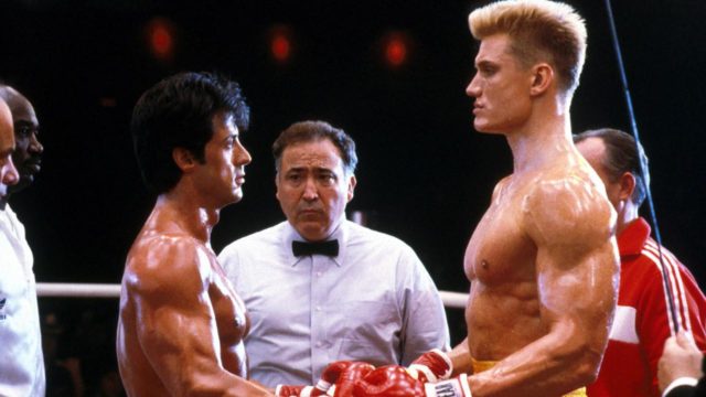 Rocky Balboa e Ivan Drago in Rocky 4