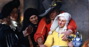 Mezzana, olio su tela di Jan Vermeer