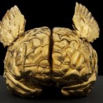 Jan Fabre al Museo di Capodimonte con Golden Human Brain with Angel Wings