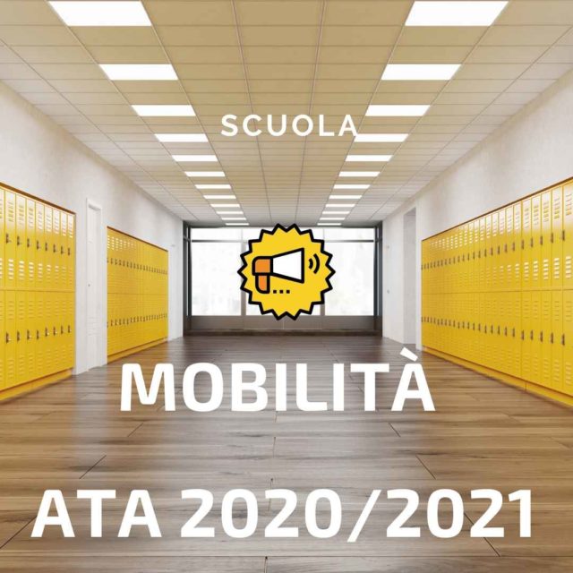 Scuola - Mobilità ATA 2020 2021